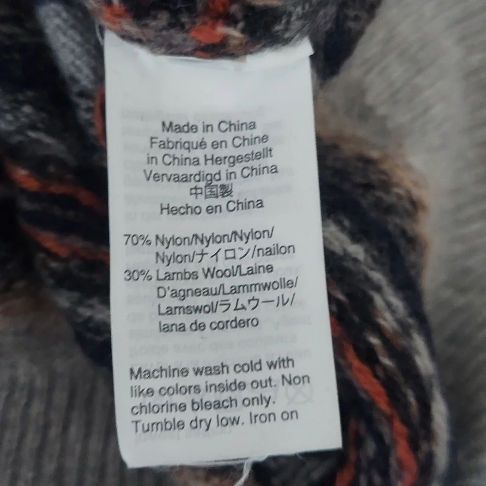 J. CREW striped XL wool Sweater